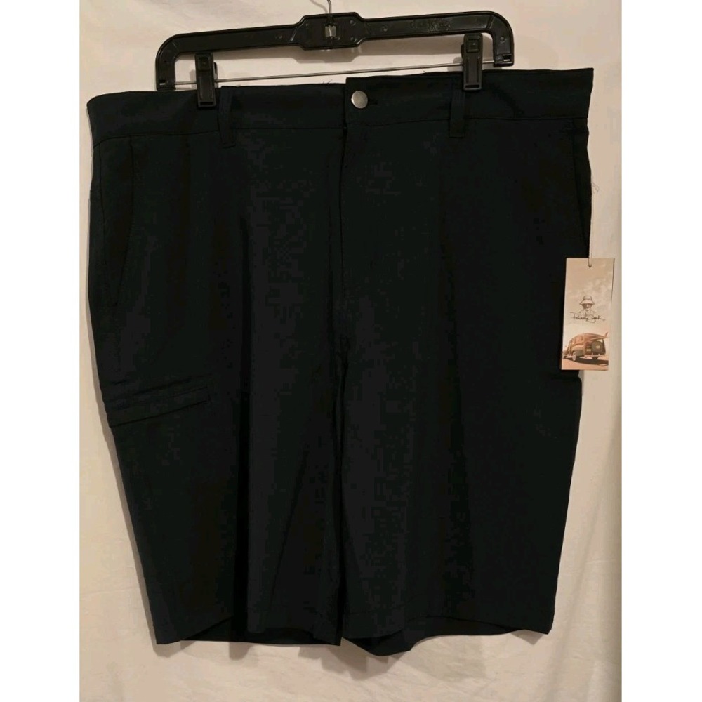 Panama Jack Shorts Mens 38 Black Utility Pocket Chino Performance Outdoor